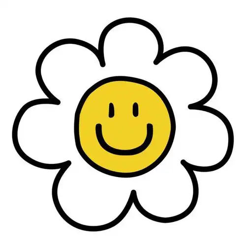 装饰画风家居装饰挂画smile网红黄色笑脸,太阳花符号现代客厅无框画