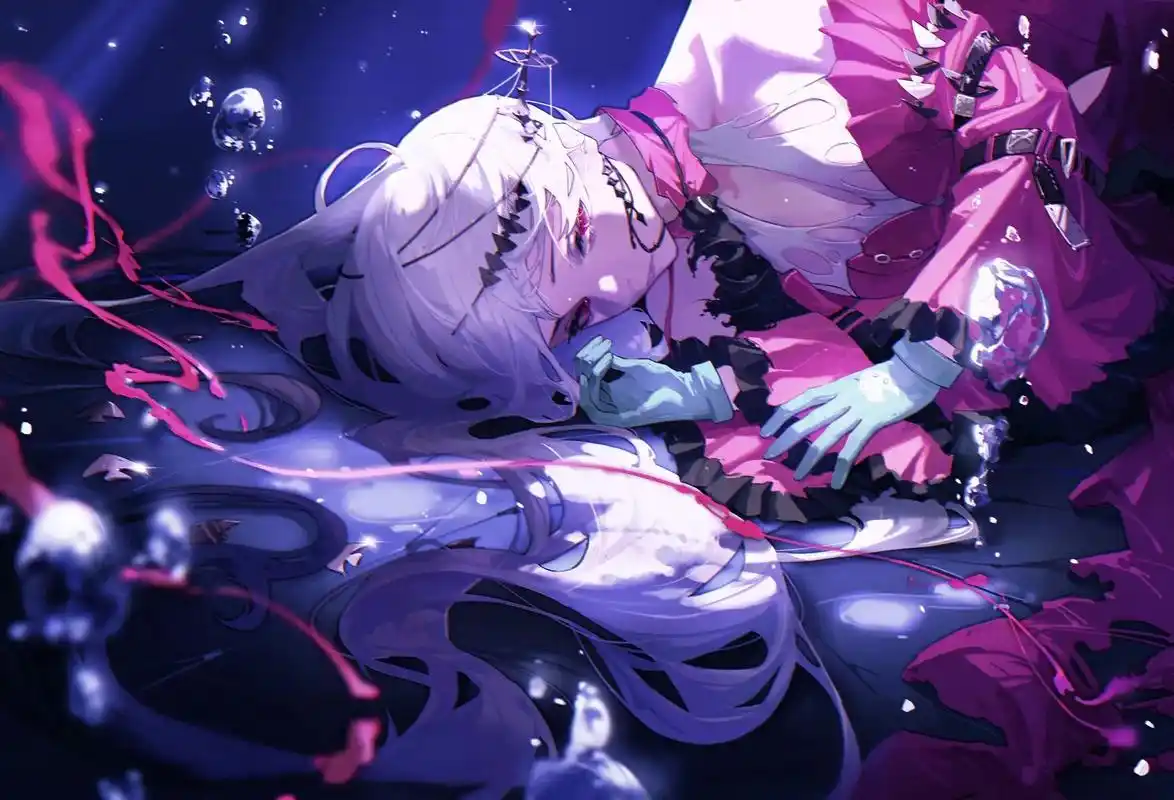 壁纸 #明日方舟 #送你一张壁纸 为#斯卡蒂 献上心脏 - 抖音