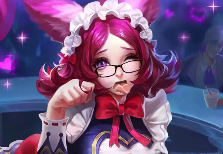 王者荣耀女英雄脸色潮红吐舌图片