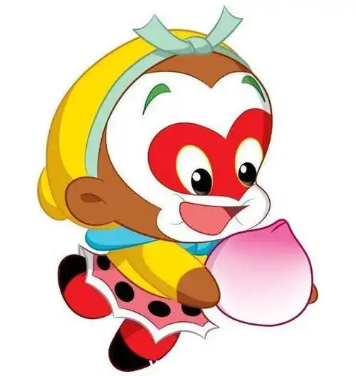 孙悟空卡通人物头像简笔画