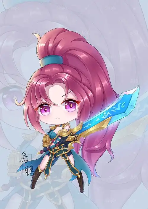 王者荣耀q版同人花木兰全皮肤