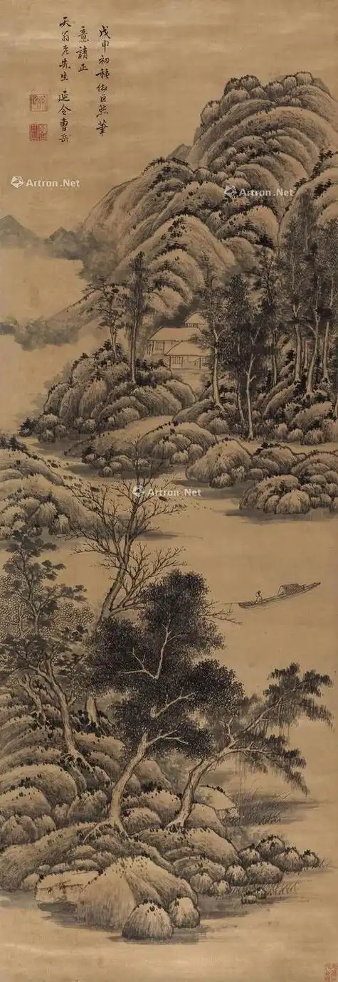 巨然山水画巨然山水画代表作