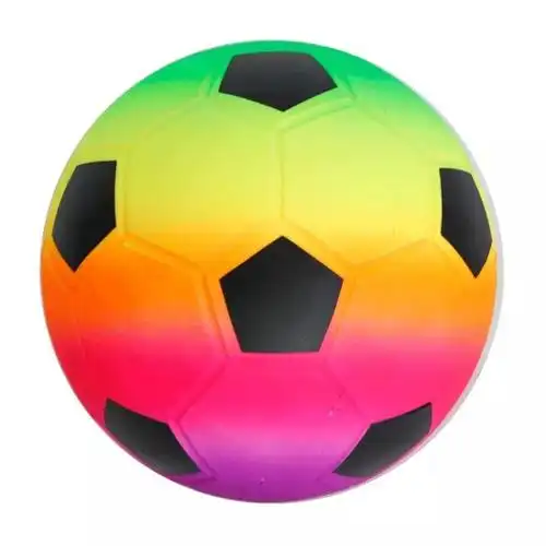 厂家直销儿童充气球网袋彩虹球花球批发两元店货源