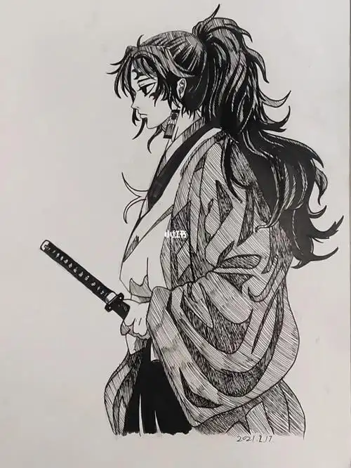 圆珠笔鬼灭继国缘一还在努力呢呢