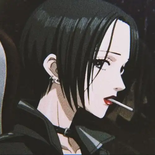 求女生抽烟的头像