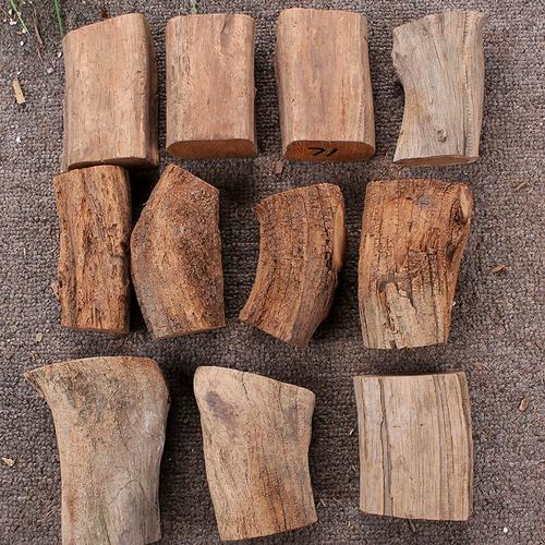 太行山崖柏木料毛料陈化手串手把件崖柏原木根雕刻阴阳料虎皮纹料