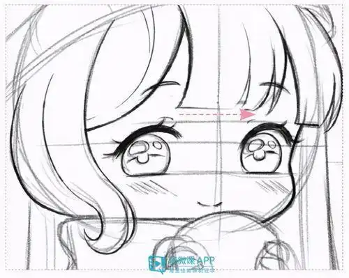 光源来源于人物下方那几株动漫小女孩   人物简笔画步骤漫画教程