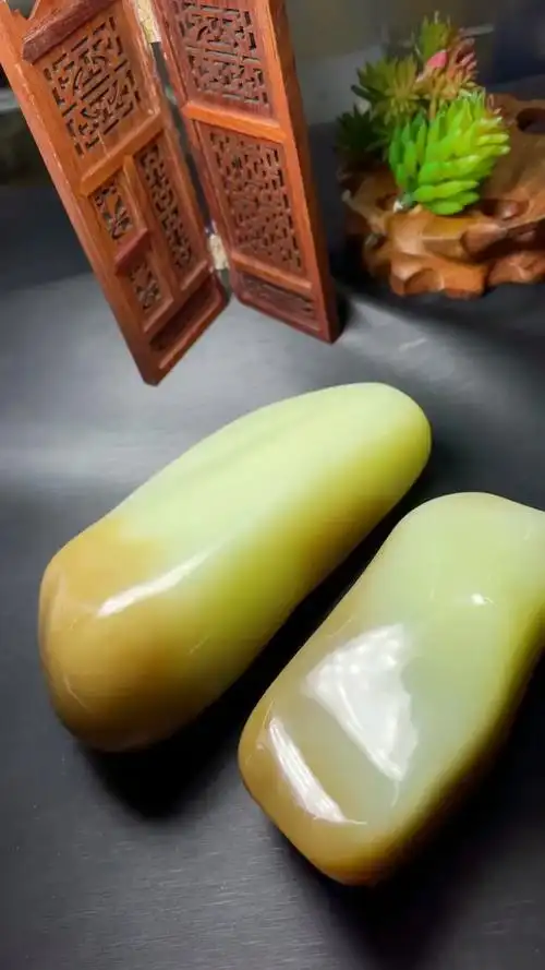 黄白老玉绝品原石,收藏品,高档货色.