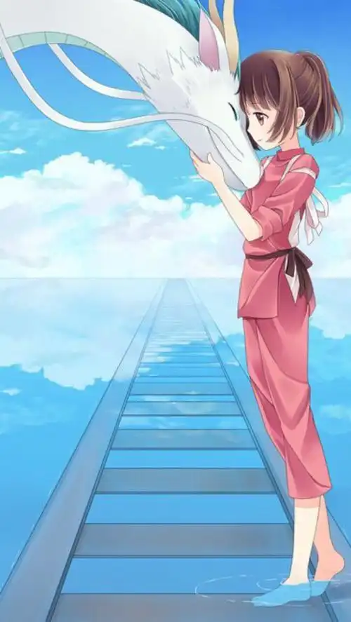 宫崎骏千与千寻插画壁纸