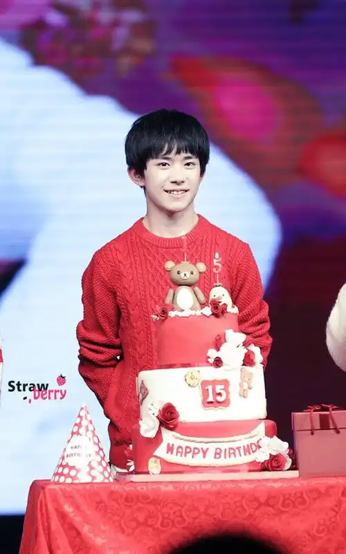 易烊千玺浪漫玫瑰园生日会