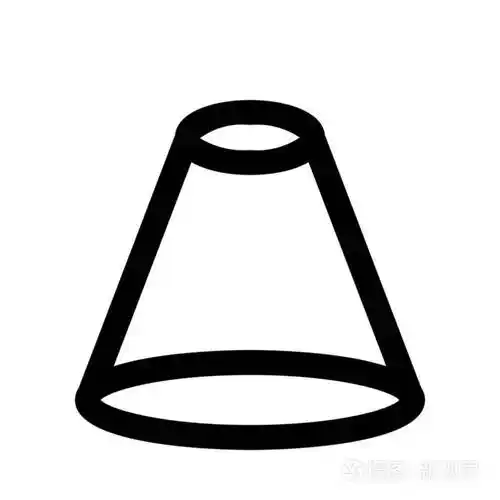 圆锥形的圆锥形的背景接近孤立的