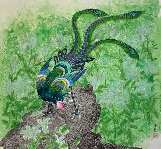 非遗凤画进校园传统文化润心田