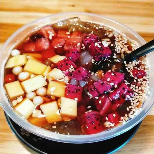 天府手工玫瑰冰粉(衣裳街店)-"自从在贵阳那边吃了冰粉就念念不忘了