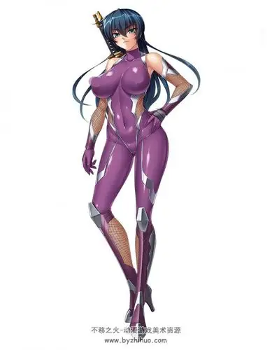 对魔忍阿莎姬zero 游戏原画人设立绘 - 不移之火资源网