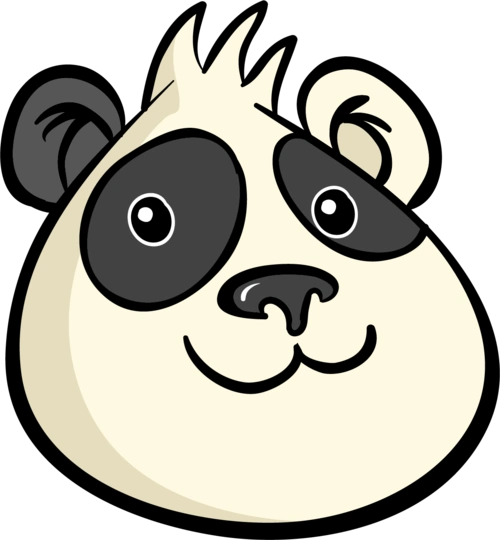 卡通熊猫头像_卡通可爱熊猫头像免费下载_高清png图片-90设计网