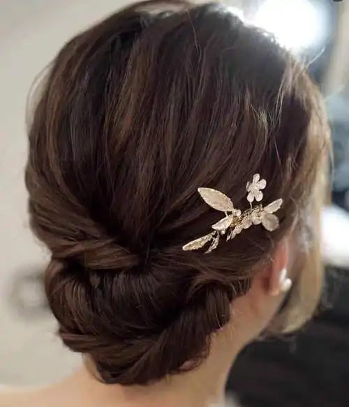 中年妈妈发夹婚礼妈妈盘头头饰结婚卡子中年优雅气质旗袍喜婆婆发夹