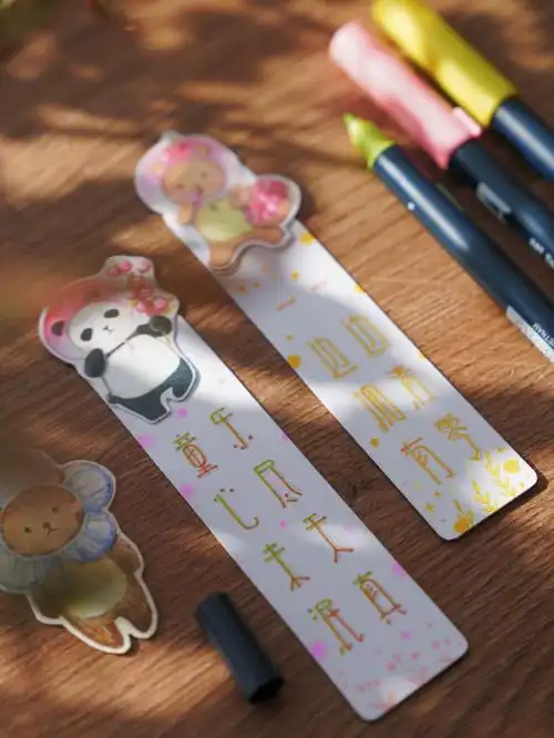 自制书签有熊胶带的不同玩法