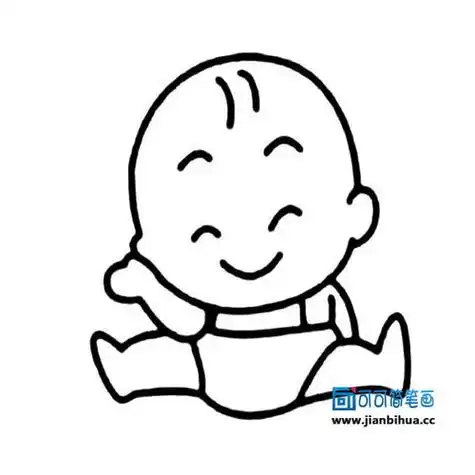 关于宝宝的简笔画婴儿什么时候接种卡介苗简笔画小孩刷牙各类人物儿童