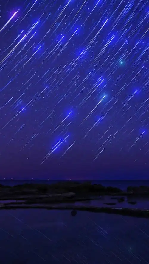 流星雨图片素材