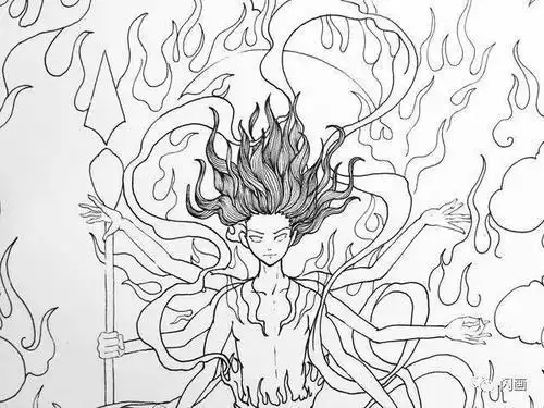 简笔画哪吒之魔童降世资料