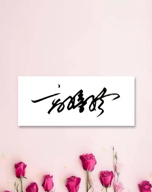 姓名名字签名设计原创字体手写签名创意硬笔钢笔个性签名