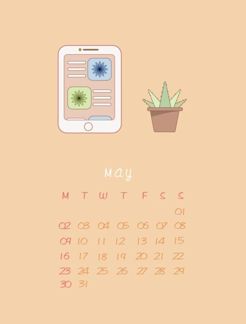 2021 插画日历 壁纸系列