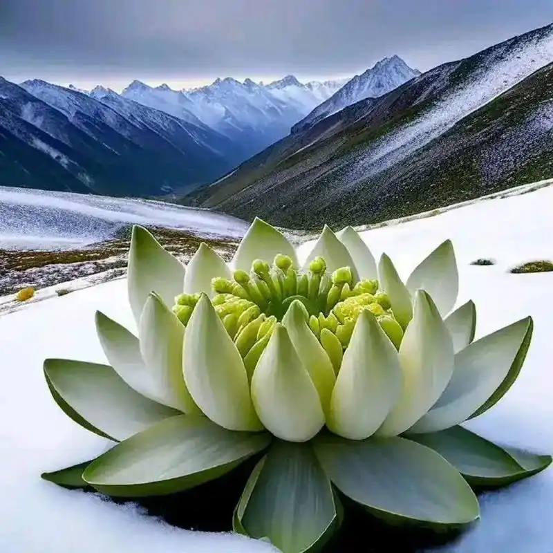 雪莲花,圣洁之花,动人心魄,太美了
