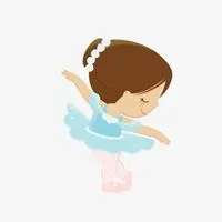 芭蕾女孩头像卡通图片 卡通q版芭蕾舞女孩头像_微信头像图片大全
