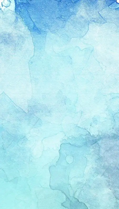 蓝色晕染水彩海报背景