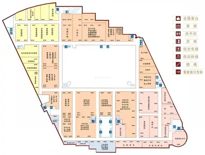 最新电器商场平面图设计