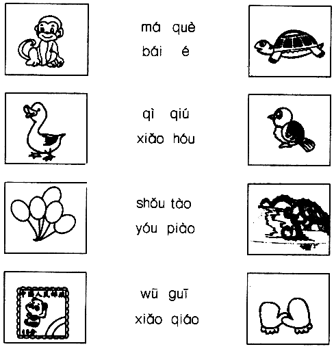 我会拼,我会连.