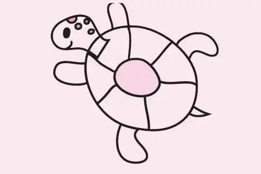 简单的乌龟简笔画画法步骤教程及图片大全