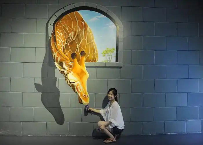 超现实3d立体画,3d地画,3d地贴