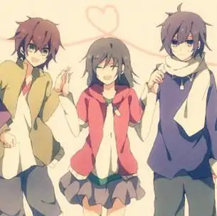 有2男一女的那种头像么?