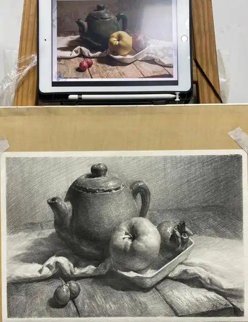 今天来组简单的静物步骤图