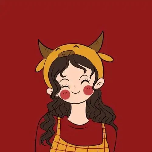 2021年牛年喜庆卡通个性头像