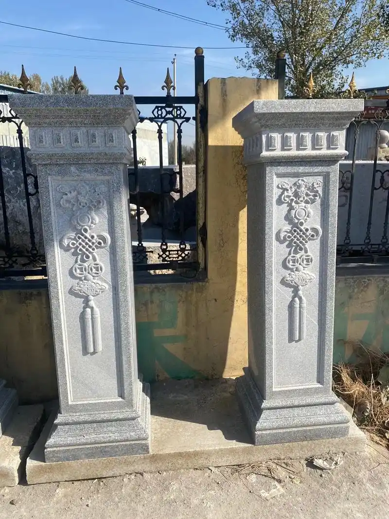 支持定做各种尺寸 #别墅大门柱子效果图 别墅庭院罗马柱大理 - 抖音