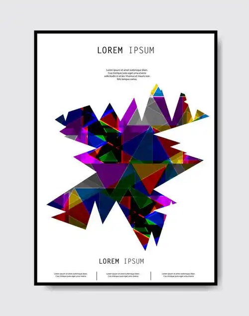 彩色水彩图案书籍封面矢量设计图片-矢量的彩色水彩图案书籍封面素材