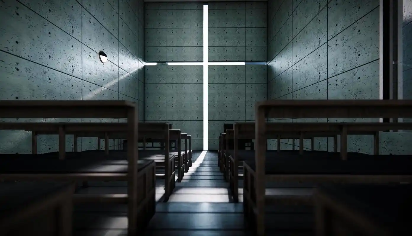 光之教堂是日本著名建筑,是建筑大师安藤忠雄的代表作之一.