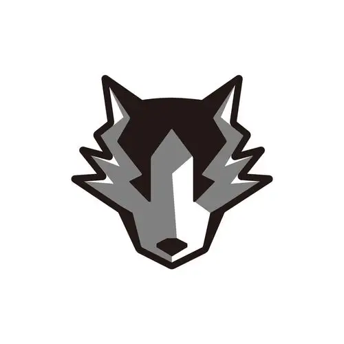 狼头像矢量logo图标素材下载