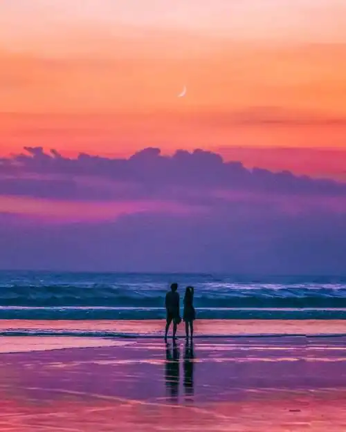 朋友圈背景图|浪漫|恋人|黄昏