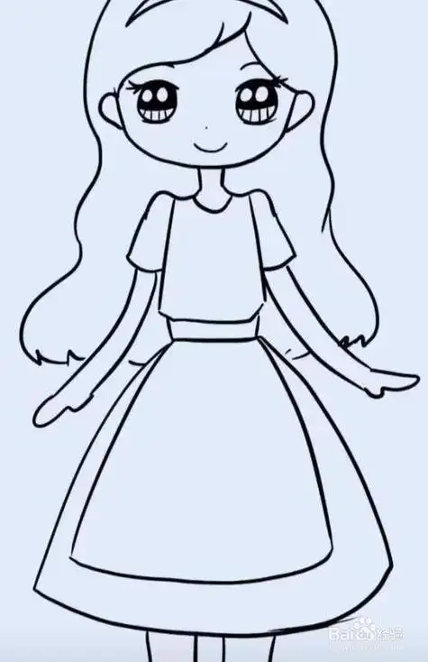 童话公主系列简笔画艾莎公主也在哦小公主爱丽丝简笔画伊菲迪亚公主简