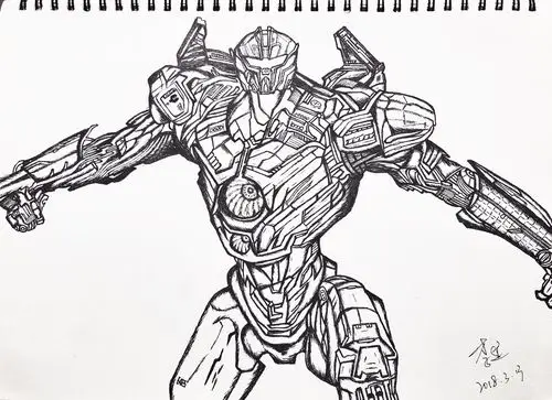 绘画作品——环太平洋