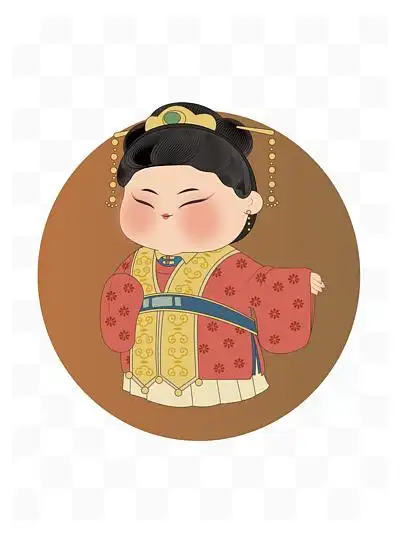 i> i>明 /i> /i> i> i>朝 /i> /i>古代汉服仕女矢量元素04