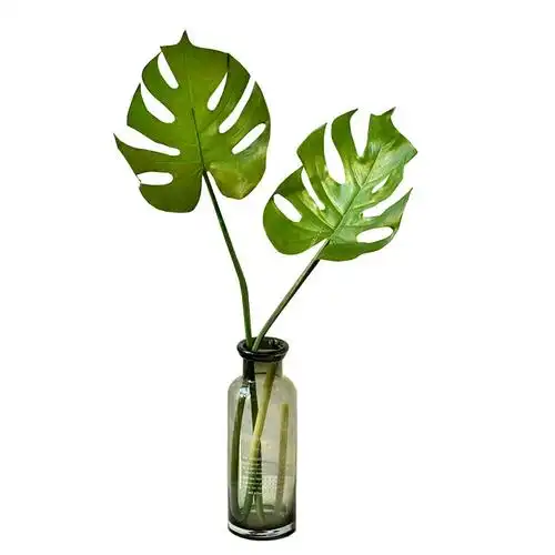 韩风ins创意北欧风树叶家居装饰仿真龟背叶大叶插花绿植植物