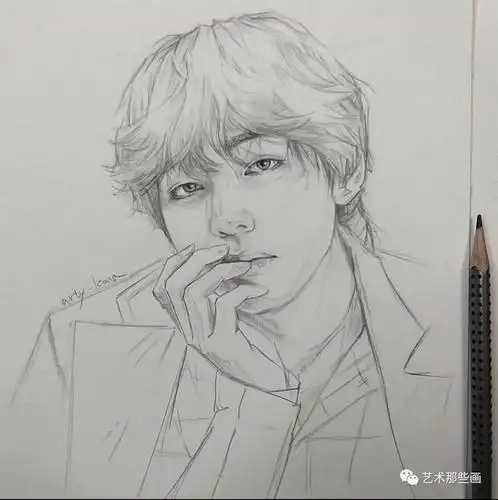 清新素描头像这么画之美女帅哥一大波