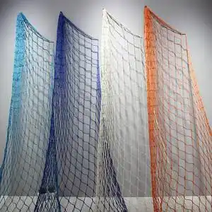 复古酒吧餐厅吊顶隔断装饰渔网攀爬网安全防护网绳麻绳网格装饰网吊顶