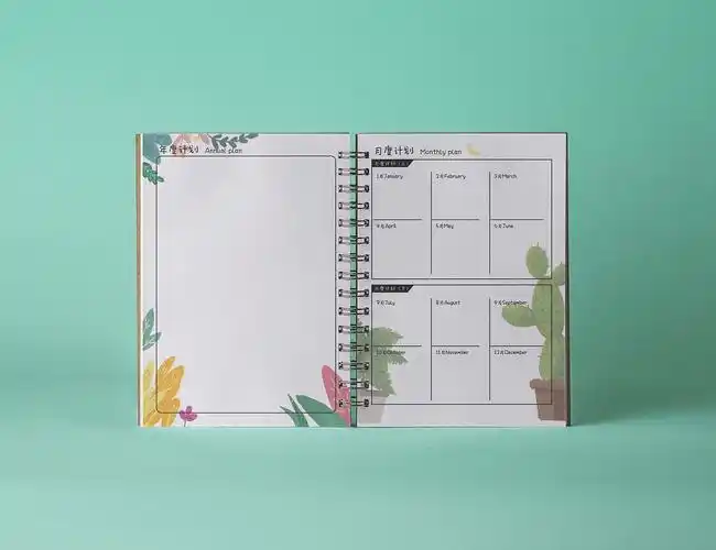 笔记本内页插画设计