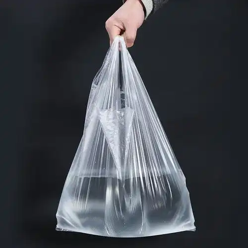 一次性透明塑料袋定制背心手提式食品袋商用打包购物家用垃圾袋