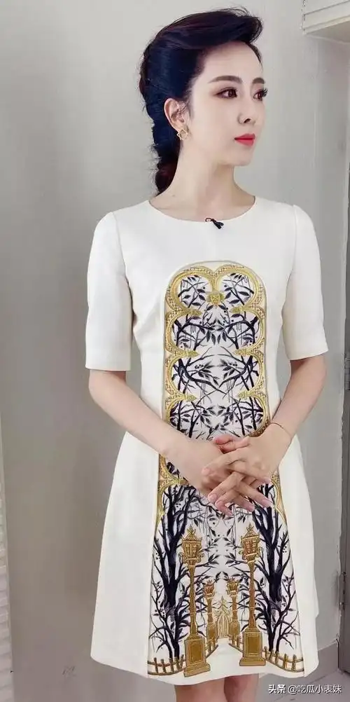 李思思春晚主持界的颜值当担